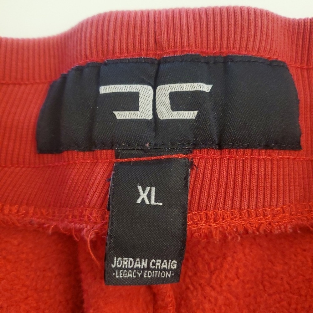 JC Jordan Craig Legacy Ed Men's Sweatpants Joggers Black Red L Streetwear lot - Picture 2 of 14